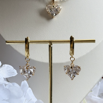 Серьги Diamond Heart